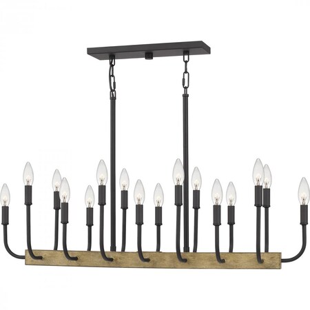 Quoizel Coda Island Chandelier COD139MBK